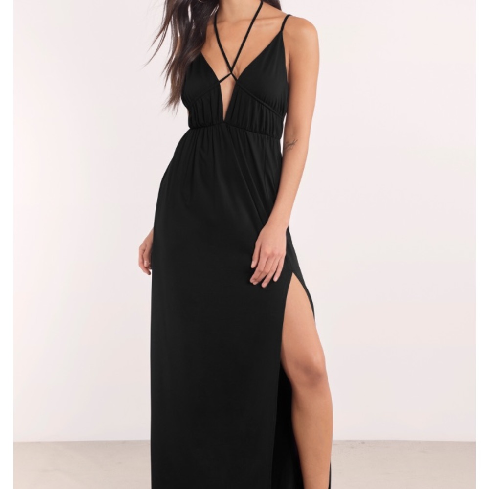 BMWT black maxi dress from Tobi
